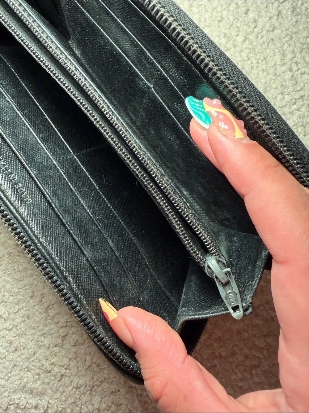Prada Black Nylon Wallet - Picture 7 of 10